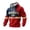 03-Red, variant on IWRICH Men's United States 250th Years Printed Casual Hoodies Waffle Patriotic USA Flag Plus Size Shirts 250 Anniversary Hooded Sweatshirts 04-Red XL