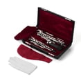 thumbnail image 2 of Muslady Professional Oboe C Key Semi-automatic Style Nickel-plated Keys Woodwind Instrument with Oboe Reed Gloves Leather Case Carry Bag Cleaning Cloth Mini Screwdriver, 2 of 6