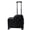 Black, variant on Rolling Suitcase with Seat, 6-Wheel Ride-On Travel Luggage, Hard Shell Case, Footrest, Cup Holder and Storage Space