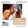 thumbnail image 5 of Marcia Baldwin 'Mohican Indian War Horse' Wood Slat Art 18x22, 5 of 5