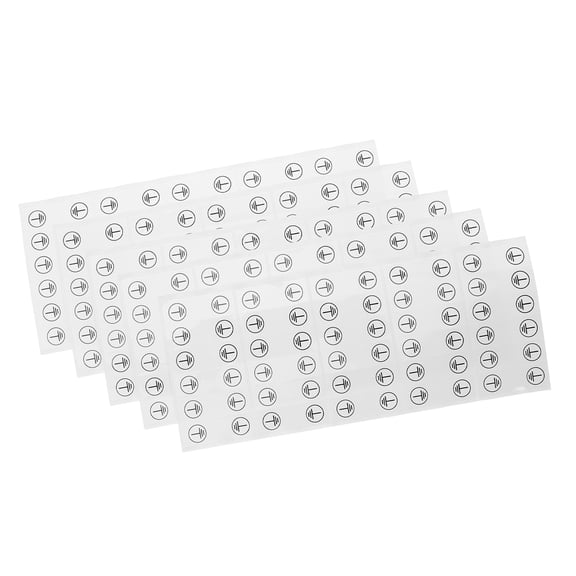 HONMEET Electrical Ground Label Stickers, Self-Adhesive Grounding Symbol Decals for Panels, Equipment, Home and Industrial Safety