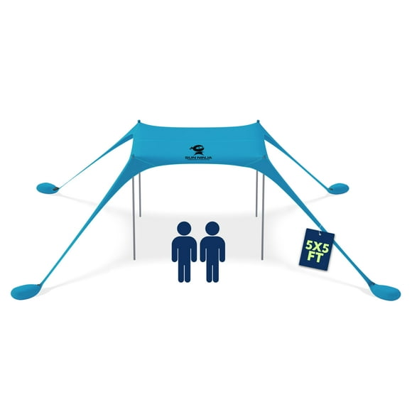 Carpa de playa SUN NINJA 152x152 cm con protección solar UPF50+