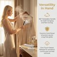 thumbnail image 4 of Foldable Mini Steam Iron 120V US Standard Compact with Ceramic Soleplate for Wrinkle-Free Clothes – White Portable Travel Iron, 4 of 6
