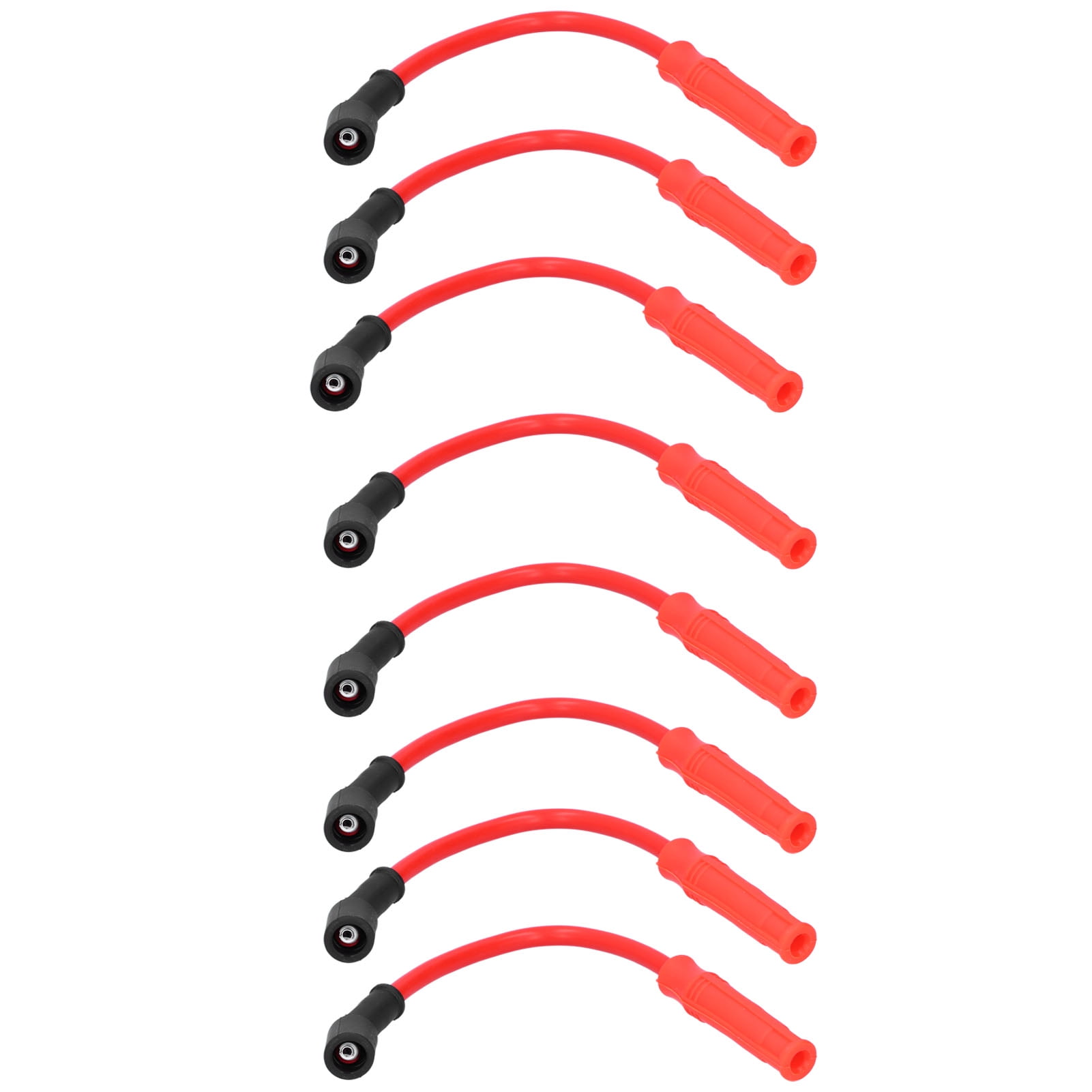 8-Piece Spark Plug Wire Set - 0.4in Diameter For Chevy Silverado, Tahoe, Sierra 4.8 5.3 6.0 Vortec Engines