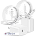 thumbnail image 1 of For Apple I Phone 15 /15 Pro/15 pro max Charger USB C Wall Charger Fast Charging 2 pack 20W PD ( MFI Certified) Adapter with 6 FT USB C Braided Cable Compatible with IPhone 15/15Pro/15 ProMAX- 2 pack, 1 of 6