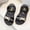 Black, variant on Eltusu Girls Sandals with Strap, Soft Sole Open Toe No Slip Beach Flat Sandals Pink Size 13(Little Kids)