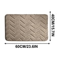 thumbnail image 3 of Bdday Kitchen Runner Rug Cationic Bathroom Floor Mat Is Absorbent Slip Easy To Maintain and Dirt It Can Be Used As A Door Mat Or Carpet for Home Use Door Mat, 3 of 7