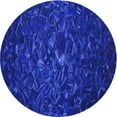 thumbnail image 1 of Ahgly Company Machine Washable Indoor Square Transitional MediumBlue Area Rugs, 3' Square, 1 of 7