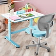 thumbnail image 3 of Costway Ensemble de Table et de Chaise de Bureau Réglable en Hauteur pour Enfants de Plus de 3 Ans Bleu, 3 of 9