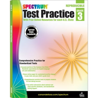Spectrum, Test Practice Workbook, Grade 5, All Subjects, 160 pages