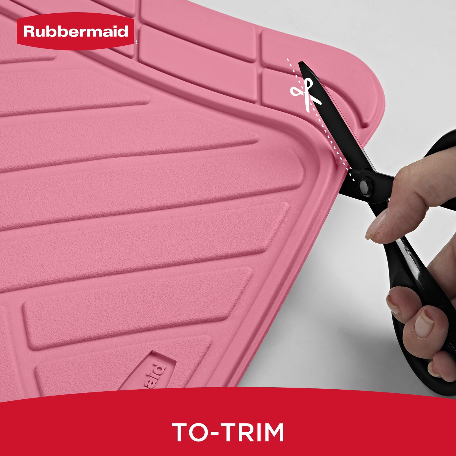 Rubbermaid Car Floor Mats Set, Lightweight Floor Mats,All-Weather Rubber  Car Mats, Non-Slip, Easy to Clean, Universal Fit for Cars, Trucks & SUVs, Pink