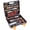 Black, variant on 10Pcs Wood Chisel Set Including Honing Guide, Sharpening Stone, Durable Case For Every Tool Enthusiast