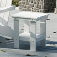 thumbnail image 4 of Wildridge Freedom Side Table, White - Outdoor Weather Resistant Recycled Plastic Furniture for Patio, 4 of 5