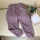 thumbnail image 2 of Odeerbi 3-10 Años Niños Niñas Pantalones de Algodón Entrenamiento Deportivos Jogger Pantalones de Color Sólido Afuera Joggers Lindos, 2 of 4