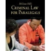 Pre-Owned McGraw-Hill's Criminal Law for Paralegals (Paperback) 0073376965 9780073376967