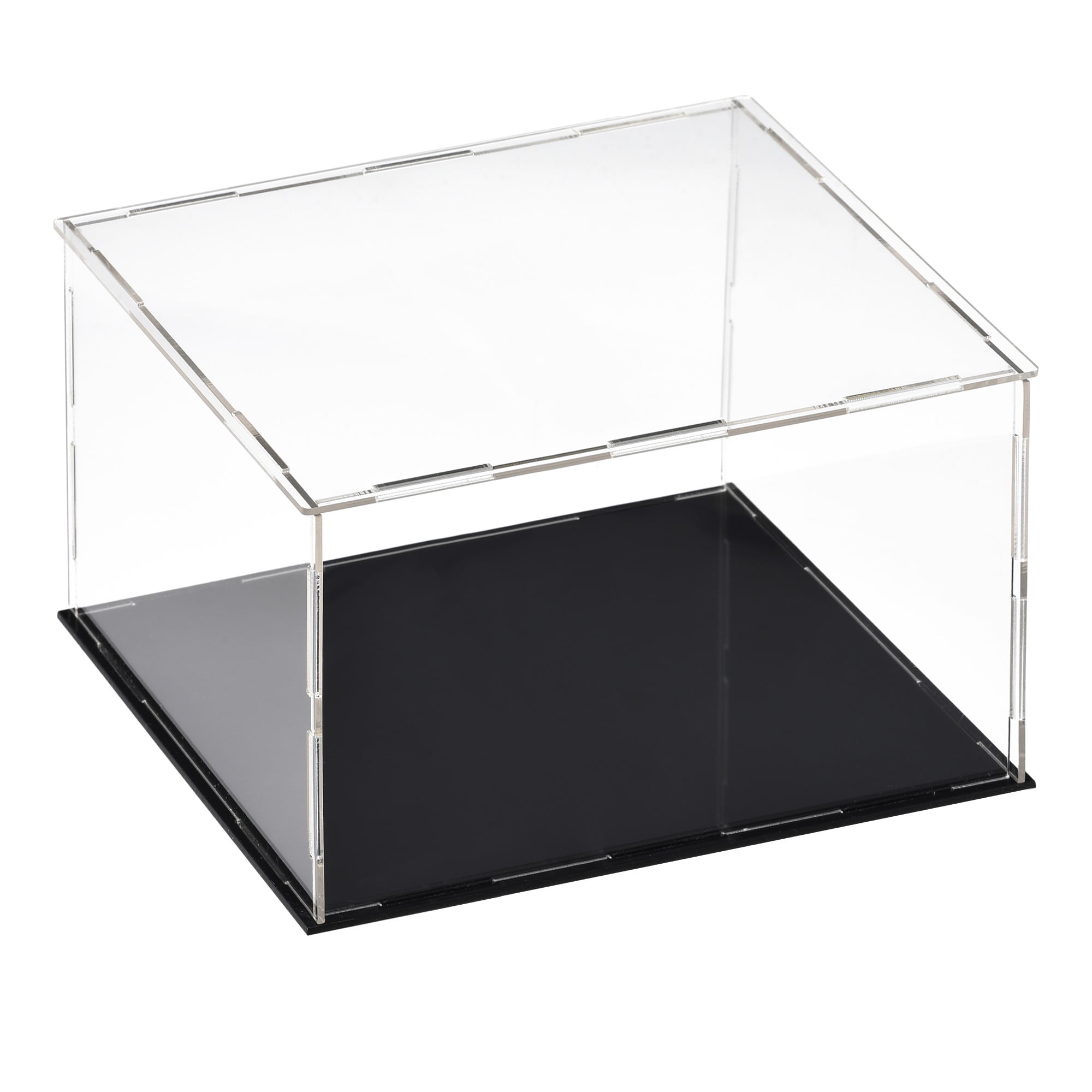 Big Clear Acrylic Display Box Case Stand Dustproof Tray Protection Cube Show 
