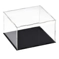 thumbnail image 1 of Unique Bargains Boîte d'Exposition Acrylique Transparente Protection Anti-Poussière Cube de Présentation pour Objets de Collection 30x30x20cm, 1 of 7