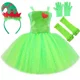 thumbnail image 2 of Disfraz de Grinch para niños, vestido de tutú de monstruo peludo verde brillante para niñas, regalos de Navidad, ropa de fiesta de Navidad para niños, 2 of 5