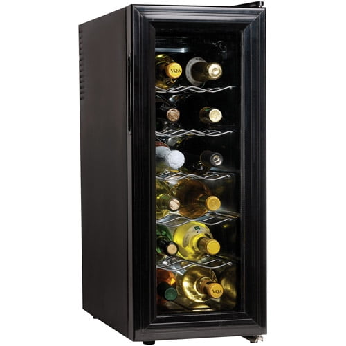 Edgestar 53 Bottle Built In Wine Cooler Stainless Steel Black Edgestar 53 Bottle Built In Wine Cooler Stainless Steel Black
