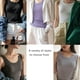 thumbnail image 5 of Camisetas sin mangas para mujer, con tirantes gruesos, corte bajo, ajustadas y ajustadas, deportivas, 5 of 5