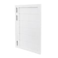 thumbnail image 4 of 23.6"x35.4" Single Swinging Door, Square Cafe Saloon Swing Door with 3 Hinges,1.37in Thick Solid Wood Partition Door for Hallway Kitchen Bar Pub Shop (White), 4 of 25