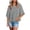 Grey, variant on Womens Short Sleeve T Shirts Crewneck Solid Color Tops Loose Casual Basic Tee for Summer Army Green L