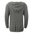 thumbnail image 3 of KaLI_store Mens Cardigan Mens Cardigan Sweater Casual Slim Fit V-Neck Knitted Sweaters Grey,4XL, 3 of 5