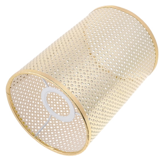 BESTOYARD Rattan Lamp Shade Golden Woven Drum for Table Lamps Modern Rustic Decor