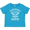 thumbnail image 3 of Inktastic Handpicked for Earth By My Auntie in Heaven with Angel Wings Boys or Girls Baby T-Shirt, 3 of 5