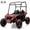 Red, variant on Aoile 2-Seater Kids Ride-On UTV with Remote Control, 24V 4WD Electric Truck with Sun Shade, LED Lights, Shock Absorbers, Music Player for Kids Ages 3-8, Rose