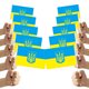 thumbnail image 4 of Muyoka Bandera grande de Ucrania 90x150CM Color vivo Bandera amarilla y azul con 2 ojales de latón resistente Bandera colgante de poliéster duradero para decoración de jardín interior al aire libre Muyoka Hogar, 4 of 7