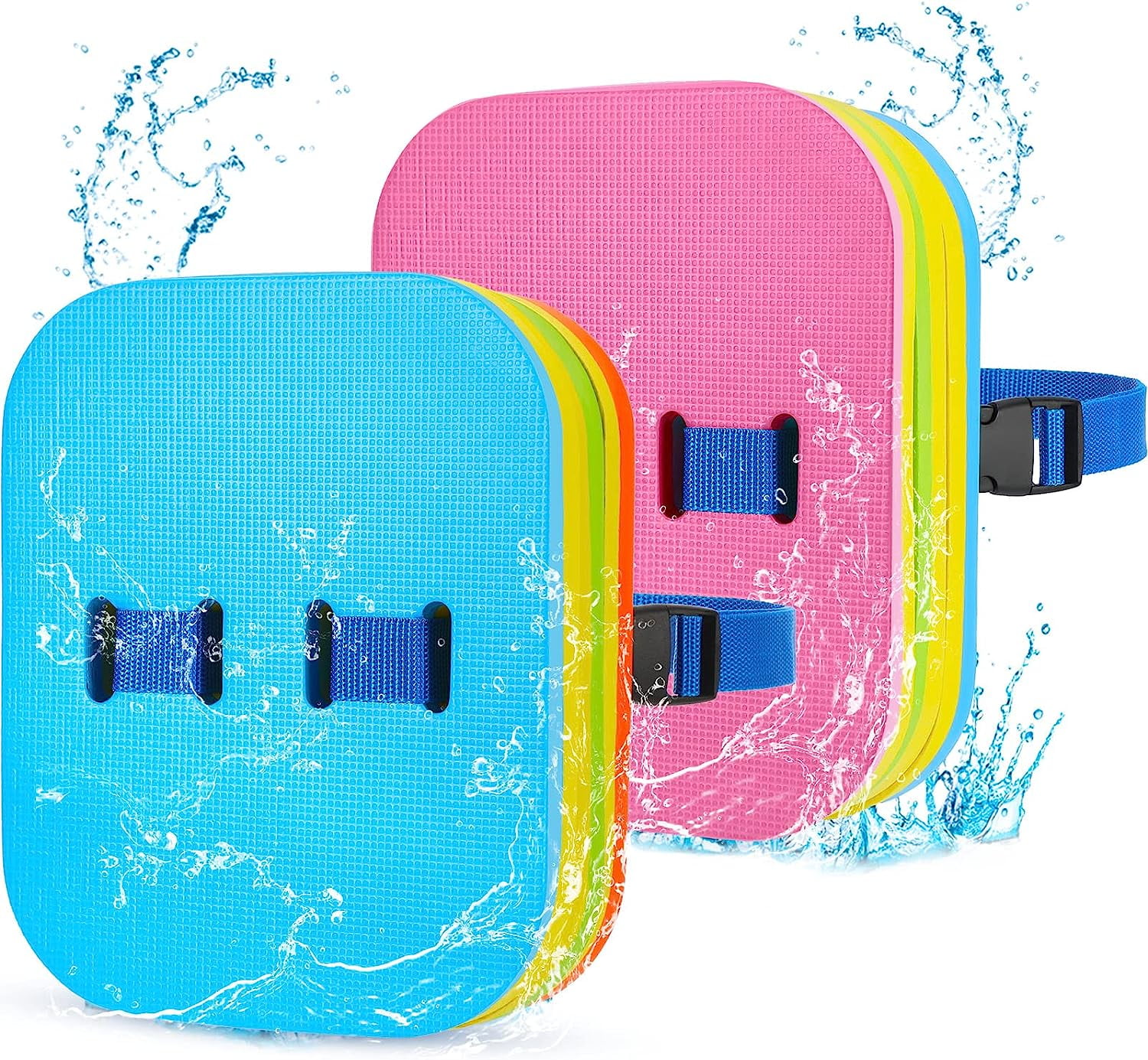 Back Float Swim Bubble Back Float for Kids Adjustable 3 Layers Swim Belt Bubble Swim Bubble Back