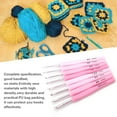 thumbnail image 4 of Juego de 9 agujas de crochet con degradado de color y mango suave de colores., 4 of 12