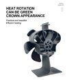 thumbnail image 4 of Por Calor De 4 Aspas Para Estufa De Leña, Chimenea, Ahorro De Energía, Ventilador Respetuoso Con El Medio Ambiente Eigraketly HA047568-00, 4 of 6