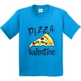 thumbnail image 3 of Inktastic Anti-valentine's Pizza is My Valentine Youth T-Shirt, 3 of 5