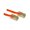 Copper, variant on 25ft CAT 5E CROSSOVER PATCH CABLE RED