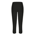 thumbnail image 4 of ZZwxWA Palazzo Pants for Women Plus Size Fashion Womens Casual Stripe Elastic Loose Pants Straight Wide Leg Trousers with Pocket Online Shopping, 4 of 5