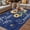 MidNightBlue, variant on You Are My Sunshine Outdoor Rug for Patio/Deck/Porch, Non-Slip Large Area Rug 3 x 5 Ft, Yellow Sunflowers Cute Bees Heart Blue Indoor Outdoor Rugs Washable Area Rugs, Camping Rug Carpet Runner