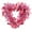 A #2, variant on StlyGar Valentine's Day Heart Wreath, Pink and Red with Heart Decorations, 15.75 x 14.57 Inches, Door Decor (1pcs)