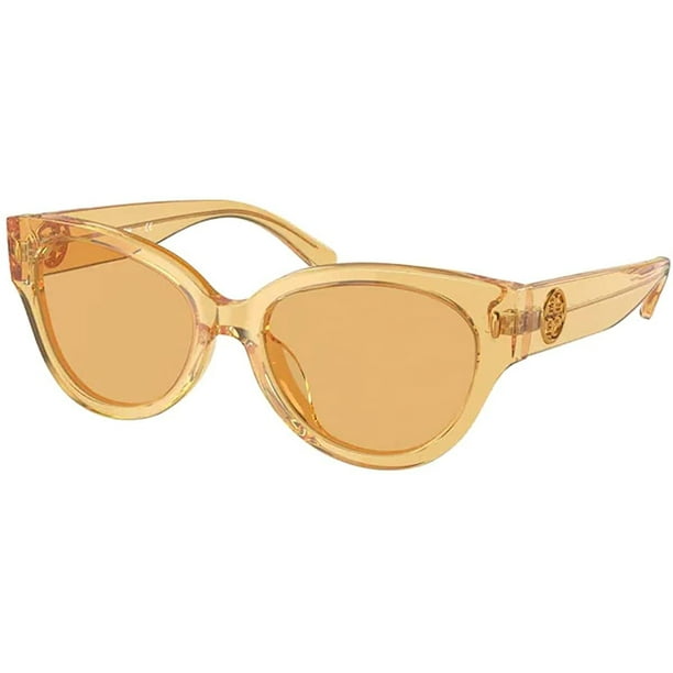 Tory Burch TY7168U 18837 52MM Transparent Passionfruit / Passionfruit Cat  Eye Sunglasses for Women + BUNDLE With Designer iWear Complimentary Eyewear  Kit 