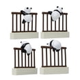 thumbnail image 2 of Esculturas de jardín, figuritas de resina, adorables pandas trepando, 2 of 2