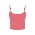 thumbnail image 5 of Timegard Womens Tank Top Scoop Neck Spaghetti Strap Skinny Comfy Solid Color Sleeveless Cropped Tee Top Summer, 5 of 8
