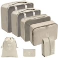 thumbnail image 1 of 7pcs Set Travel Organizer Storage Bags Suitcase Packing Cubes Set Cases Family Portable Luggage Clothes Shoe Tidy Pouch Fold 7pcs Begin, 1 of 6