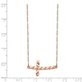 thumbnail image 2 of 14K Rose Gold necklace Rope Themed Twisted 17 in 0.7 mm, 2 of 2