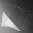 thumbnail image 1 of HUASHENG Acrylic Sheet Clear Thick (3mm) Pack Of 2 Transparent Plastic Plexi Glass Board With Protective Film For Photo Frame Replacement DIY Display Projects, 1 of 5