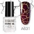 thumbnail image 1 of Esmalte de uñas, Regalos para mujeres ROSALIND Esmalte de uñas Pegamento agrietado Pegamento para estallar Juego de esmalte de uñas Pegamento agrietado 7ML Cuidado de las uñas, 1 of 2