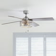 thumbnail image 6 of Better Homes & Gardens 52" Pewter Indoor Ceiling Fan with Light, 4 Blades, Pull Chains & Reverse Airflow, 6 of 14