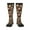 3 Black, variant on Edgehog and Mushrooms Thigh High Socks Extra Long Stretchy Sock Women Over Knee High Opaque Stocking Daily Wear