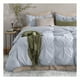 thumbnail image 1 of Set Edredón Puff Acolchado de Lujo con Fundas de Almohada, Algodón Esquimal (Gris, King Size), 1 of 7