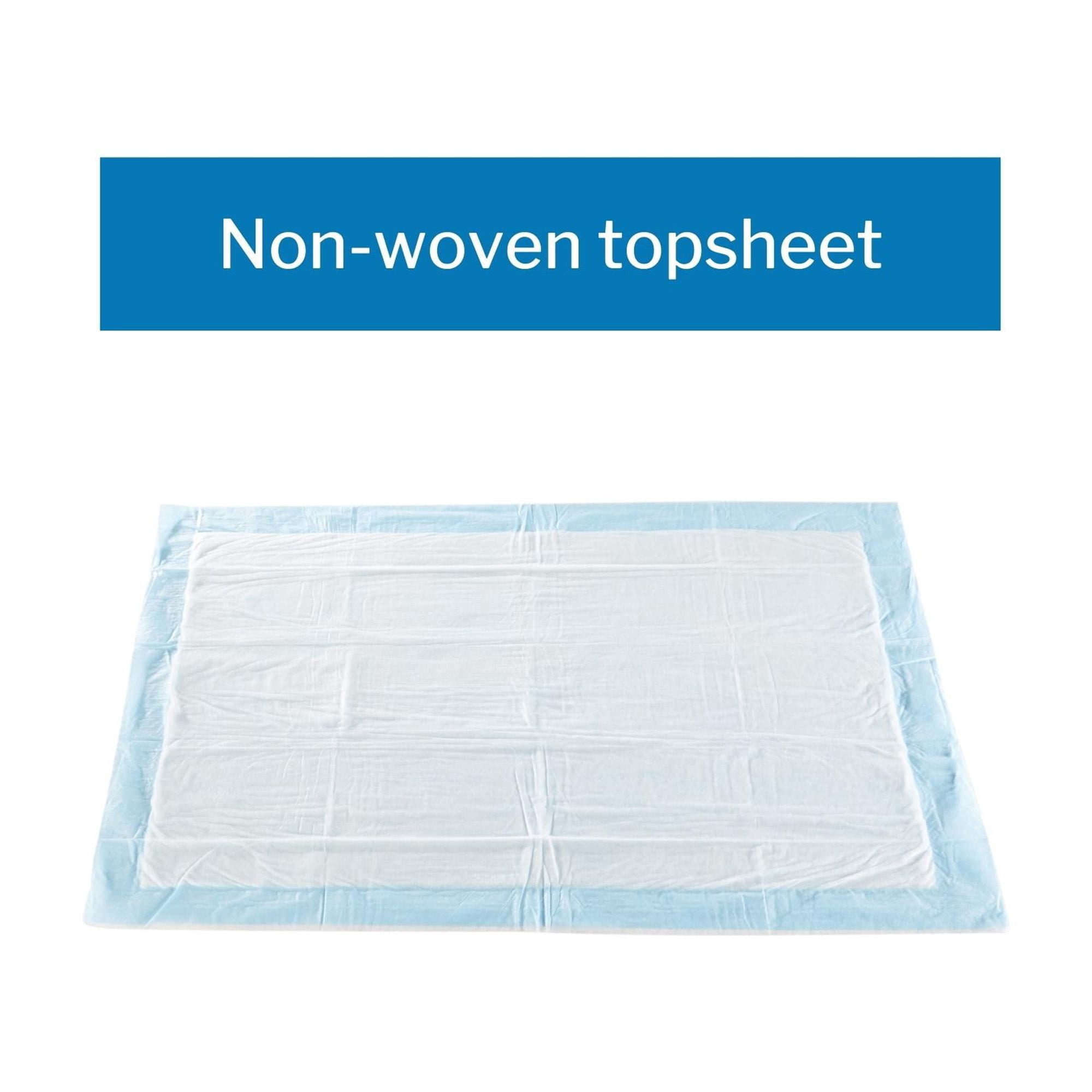 McKesson Underpads, Incontinence Bed Pads, Moderate Absorbency, Polymer, 23 in x 36 in, 150 Count